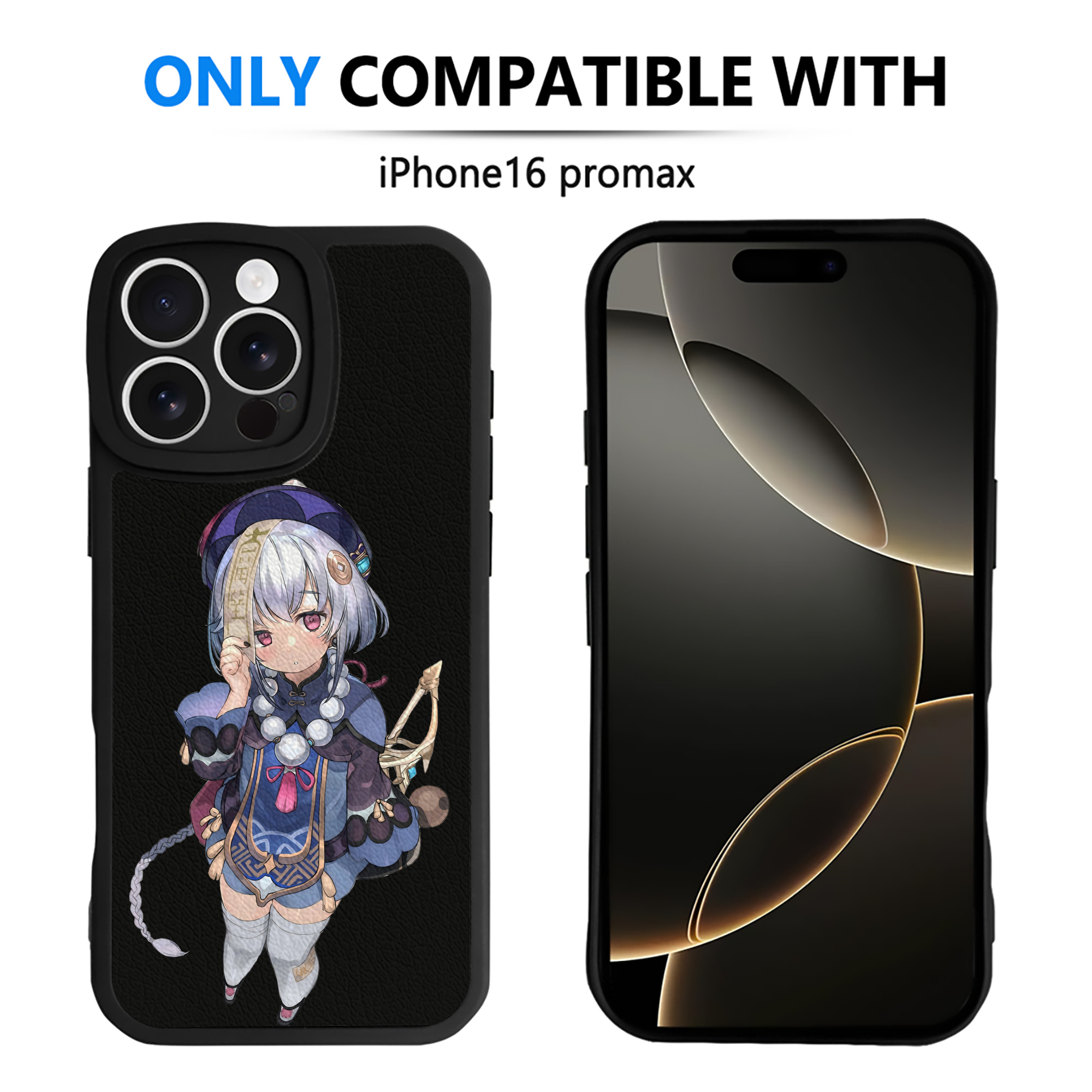げんし神 七七 なな  genshin Nana 【iPhone 16シリーズ対応】シリコンスマホケース（レザー調） 材質：シリコン